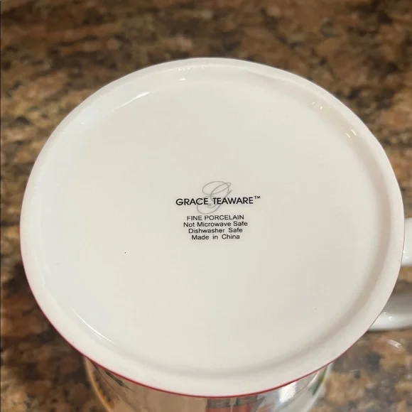 Grace Teaware Set Of 2 Holiday Nutcracker Theme Porcelain Mugs - Picture 8 of 10